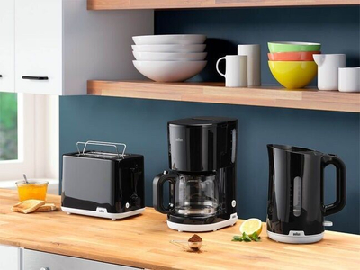 Toster Braun Breakfast1 HT1010BK, 2 vende, 8 nivele pjekjeje, i zi