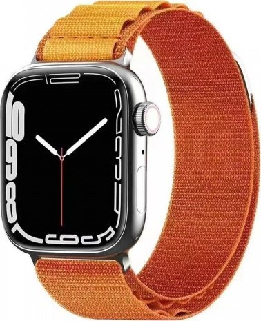 Rrip ore RhinoTech Ultra Alpine Loop për Apple Watch 38/40/41mm, najlon, portokalli
