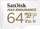 Kartë memorje SanDisk Max Endurance microSDXC, 64GB, Class 10 UHS I U3 V30
