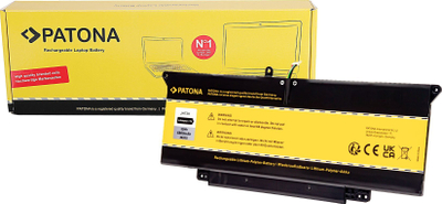 Батерија за лаптоп PATONA за Dell Latitude 7310 7410, 6800 mAh, Li Pol, црна