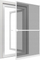 Rrjetë dere kundër mushkonjave Easy Life Mosquito Net Door ALU, 100 x 215 cm, e bardhë