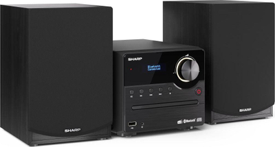 Set altoparlantësh Sharp XL-B517D, i zi