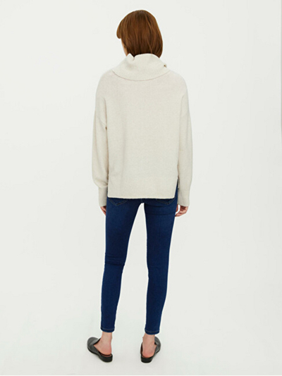 Triko Vero Moda VMDOFFY Regular Fit 10231324 Birch MELANGE
