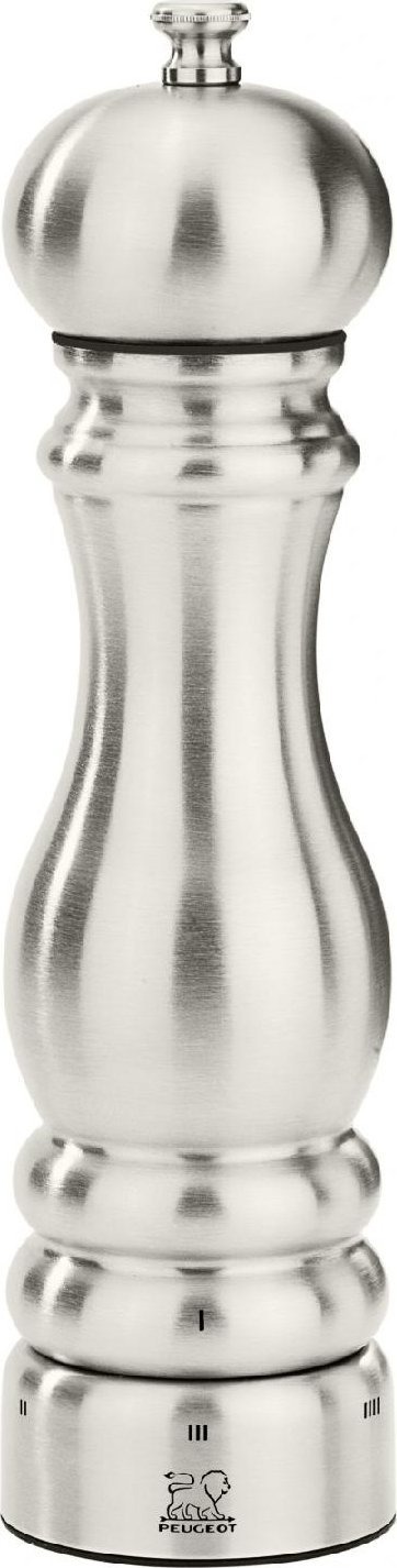 Mulli piperit Peugeot Paris Chef, 22cm, çelik inoks, argjend