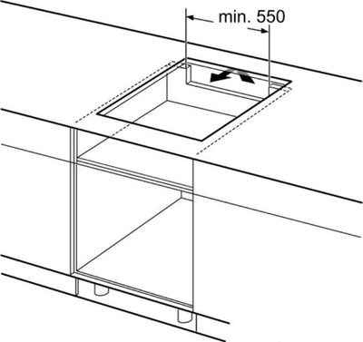 Plitë inkaso me induksion Bosch PVS63KBB5E, 4 zona gatimi, e zezë