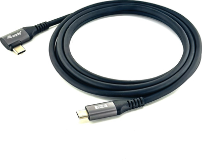 Kabllo USB C në C Equip, 2m, 100W, me kënd 90°, me çip Emark
