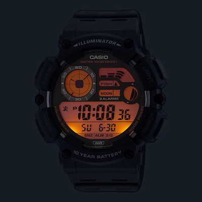 Orë për meshkuj Casio Sports WS-1500H-2AVEF (668), kaltër e errët
