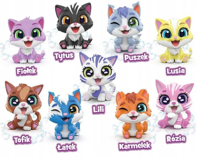 Lodër banjoje EPEE Dirty Bath Kittens Rozia, kotele figurine, me aksesorë, shumëngjyrëshe