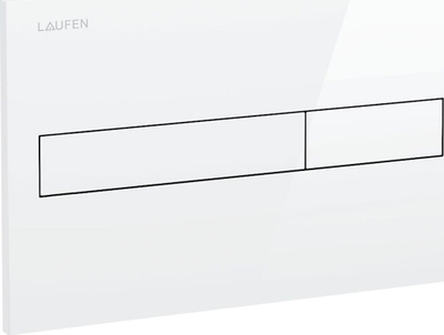 Pllakë komandimi Laufen AW1 LIS 89566.1, dual flush, plastikë, e bardhë