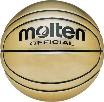 Top basketbolli për koleksion Molten BG SL7, nr. 7, për zbukurim, ngjyrë ari