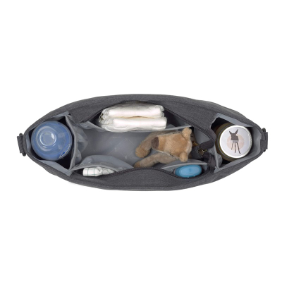 Çantë karroce LÄSSIG Stroller Bag, kompakte, tekstil, gri e errët