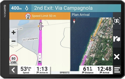 Навигација за кампер Garmin Camper 1095 MT-D EU, екран 10.1", мапи Европа, црна