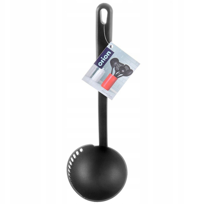 Lugë supë me kullesë Orion Blackline, 150 ml, 30.5 cm, e zezë