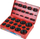 Set unazash gome O-ring Richmann C0411, 419 copë, kuti plastike e kuqe