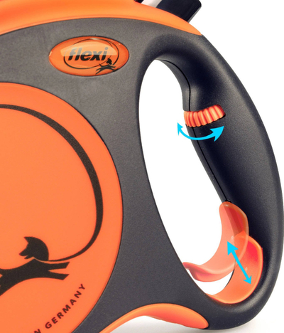 Lidhëse për qen Kerbl Flexi Xtreme, deri 55 kg, elastike, gri