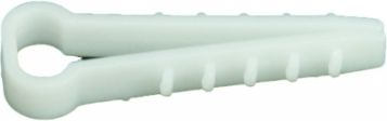 Kapëse kabllosh Elektro-Plast USMP2, për YDYp 2x2.5 3x1 3x1.5, 100 copë, e bardhë