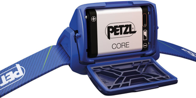 Dritë koke Petzl Tikka Core, 450 lumens, rikarikueshme, e zezë