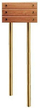Zile dere ZAMEL Tube Gong Wood Classic GRS-941, 2-tone, 230V, ngjyrë druri
