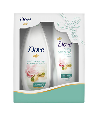 Set për kujdesin e trupit Dove Pampering Pistachio