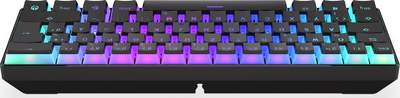 Tastierë Endorfy Thock Compact Wireless Pudding, mekanike 61 taste, Kailh Red Box, RGB