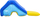 Rrëshqitëse uji me fryrë Bestway Inflatable Water Slide, 247 x 124 x 100 cm, me ngjyra
