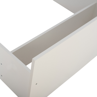 Shtrat tek Adler Melamine HM2433.03, 90x200cm, melaminë, i bardhë