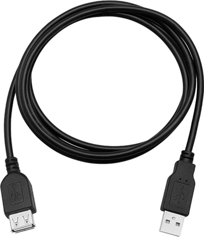 Kabllo zgjatuse USB A-A, 1.5m, e zezë