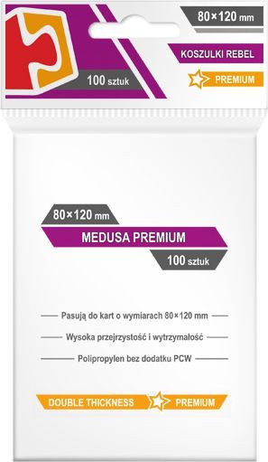 Mëngë kartoni Medusa Premium, 80x120, (100 copë) 