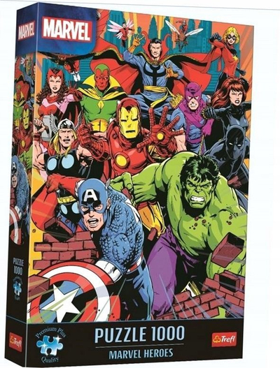 Puzzle Trefl Marvel Heroes, 1000 copa, shumëngjyrësh
