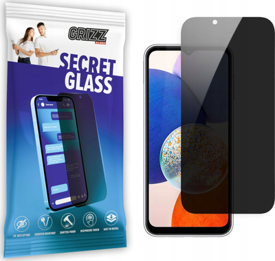 Xham mbrojtës privatësie Grizz SecretGlass për Samsung Galaxy A13 5G, qelq i temperu, rri fiks në ekran, transparent