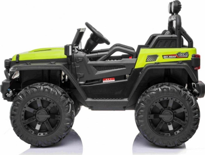 Makina elektrike për kalamaj Ramiz Jeep Master Of Terain, me telekomandë, funksione muzikore, jeshile