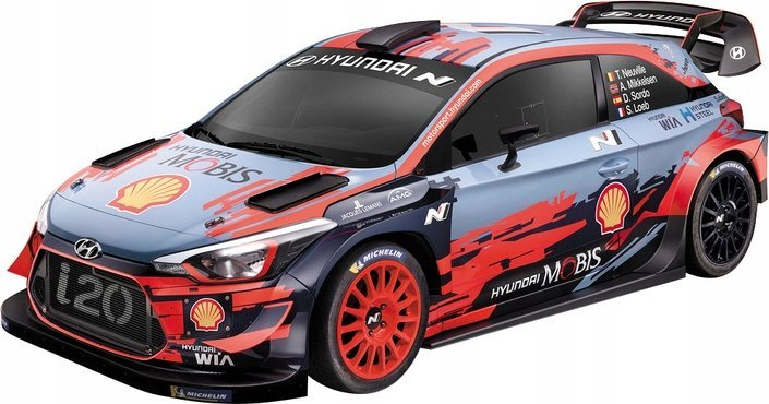 Makinë lodër me telekomandë KYB Hyundai i20 13-63669, shkalla 1:28, 40 MHz, shumëngjyrëshe