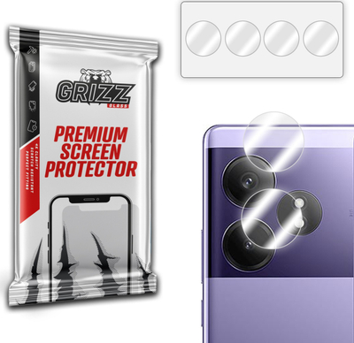 Xham mbrojtës kamerë GrizzGlass HybridGlass për Realme GT Neo6, set 2 copë, transparent
