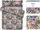 Set këllëfi jorgani AmeliaHome Averi, pambuk 200x220 cm, 2 jastëkë 80x80 cm, shumëngjyrësh