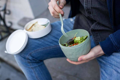 Kuti dreke Koziol Bento Club, organike, green, jeshile