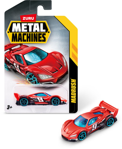 Lodër veturë metalike Roger Metal Machines S1 6708, die cast, për fëmijë 3+, shumëngjyrëshe