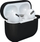 Mbrojtëse Hurtel Case D për AirPods 3, silikoni, me unazë, e zezë