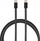 Kabllo USB C iBox Ikutcs1b, 60W, 1m, silikoni, e zezë