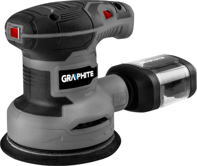 Brushe orbitale Graphite 59G348, 300W, bazë 125mm, gri