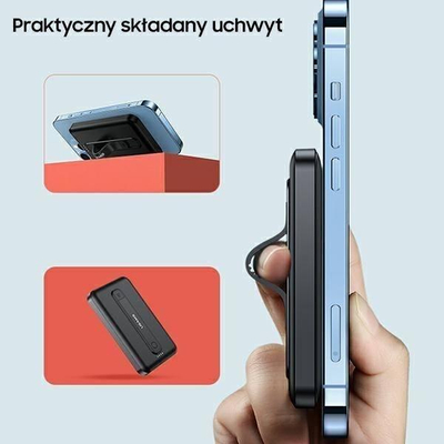 Powerbank Usams PB64, 10000mAh, 20W QC3.0 PD MagSafe, e bardhë