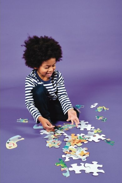 Puzzle Jungle, 20 copa, për kalamaj 3+, shumëngjyrësh