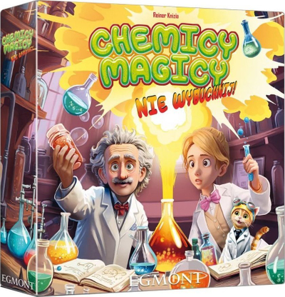 Lojë me letra Egmont Magic Chemists, strategji, për familje