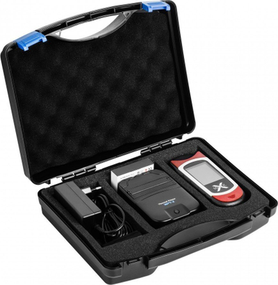 Alkooltest AlcoVisor Mark X Plus S, profesional, me gojëz, i zi