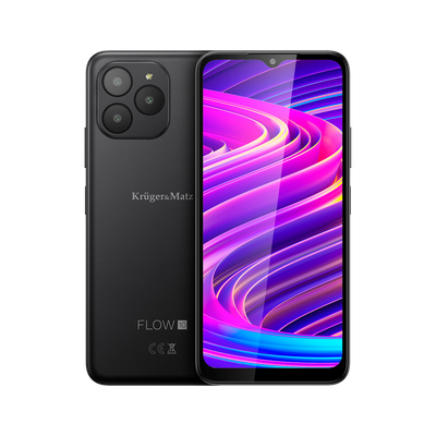 Мобилен телефон Kruger&amp;Matz Flow 10, 6.52\", 64GB, 4GB RAM, црн