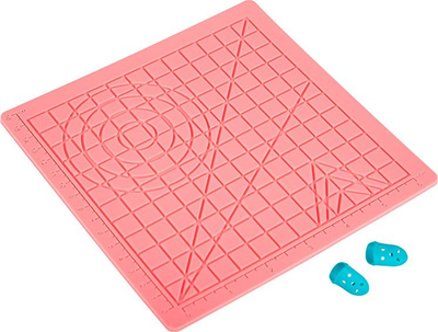 Tapet silikoni për stilolaps 3D, shabllon 3D, me kapakë gishtash, rozë
