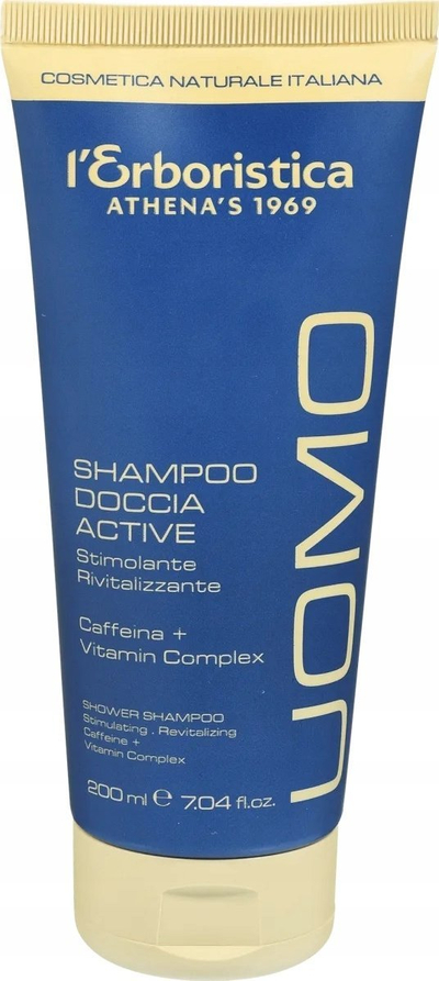 Шампон за туширање за мажи L'erboristica Active, за тело и коса, 200 ml