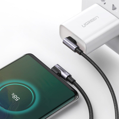 Kabllo USB Ugreen USB-C - USB-C (63800), 1 m, e hirtë