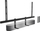 Mbajtëse soundbar Vogels SOUND 3550, për TV, përshtatshme për Sonos Arc dhe Playbar, e zezë