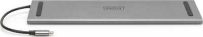 Docking station Assmann Digitus 11-Port USB-C, 2x HDMI, VGA, gri