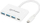 Hub USB Manhattan Type C, 3 porta USB 3.0, Power Delivery, i bardhë